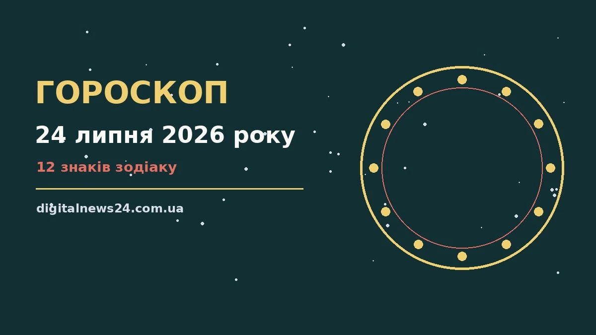 Астрологічний гороскоп на 24 липня 2026 року: поради для всіх знаків зодіаку