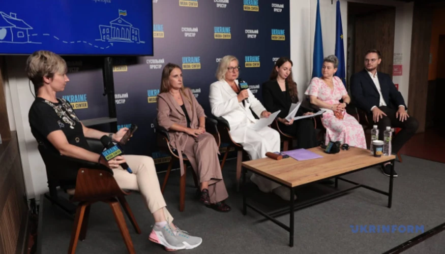 Алла Рибалко під час брифінгу щодо вступної кампанії 2026 року