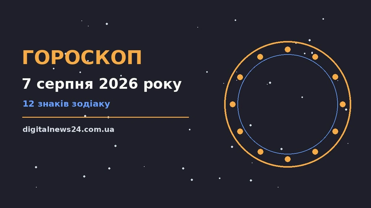 Гороскоп на 7 серпня 2026 року: енергія п'ятниці, фінанси та кохання